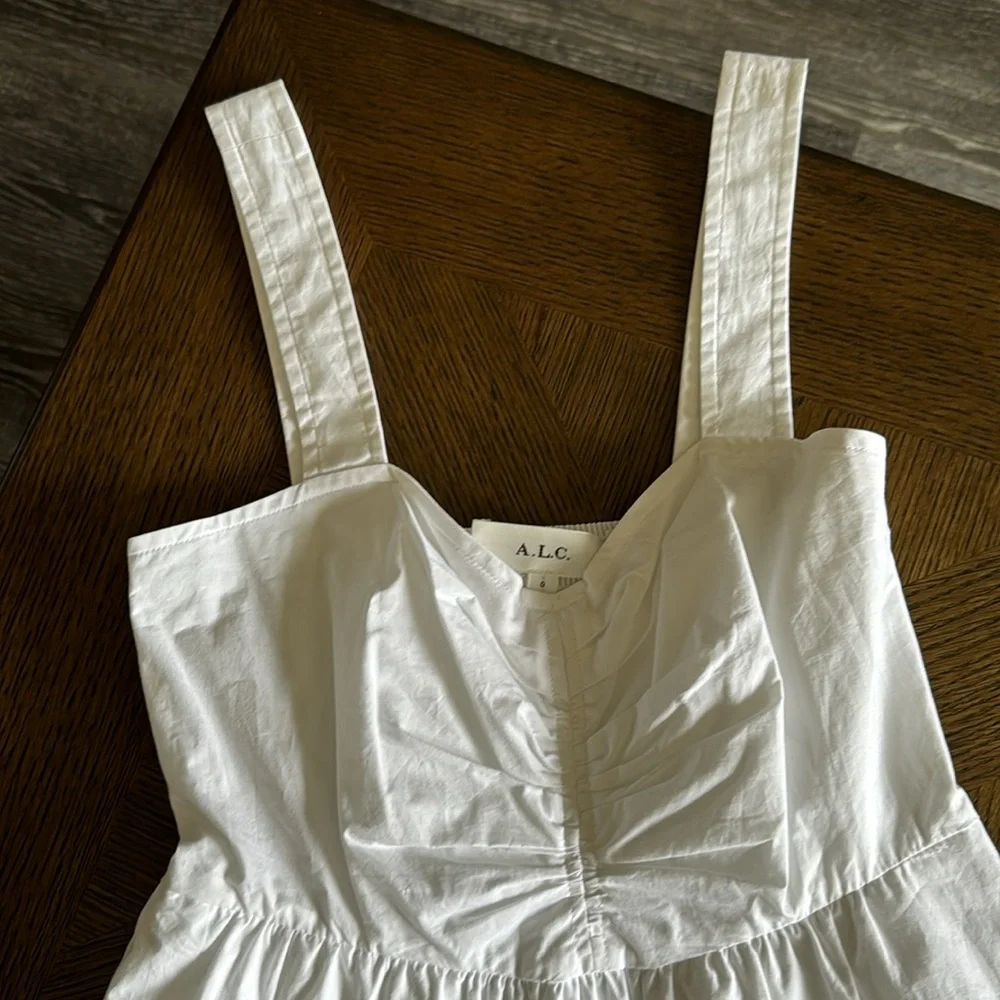 A.L.C Lilah II Cotton Midi Dress, Size 0, BRAND NEW, $495